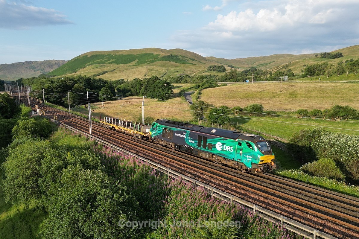 JL - 8.7.23 68006 6C02 Crewe - Carlisle, Tebay - West Coast Main Line (north to south)