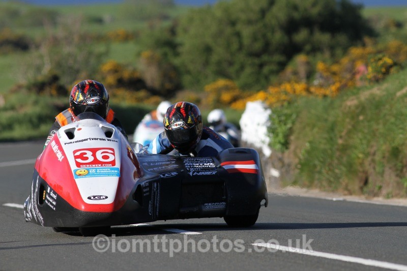 Michael Grabmuller / Justin Sharp* Yamaha / Delta-Racing-Team/Polizeisportver - Monday Practice - Sidecars