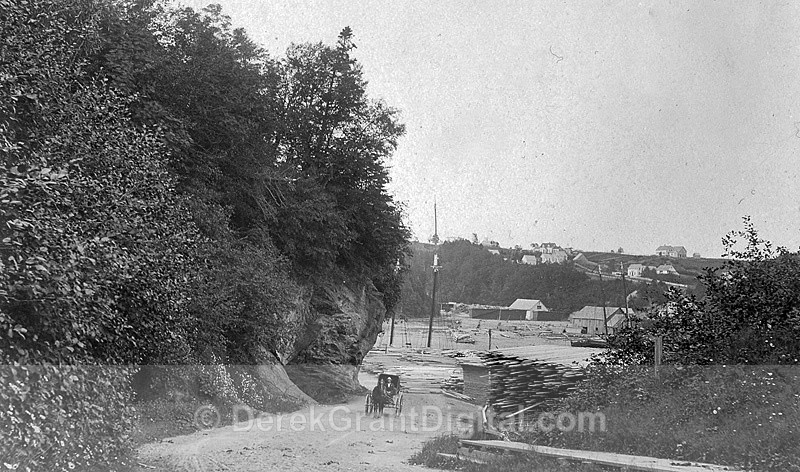 St. Martins New Brunswick Canada Early Street View