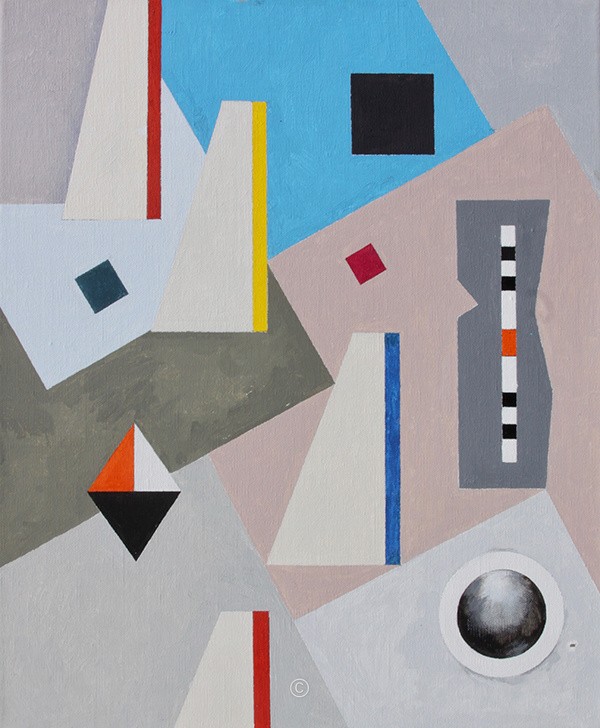 Vertical Balance - Paintings. David and Jane.