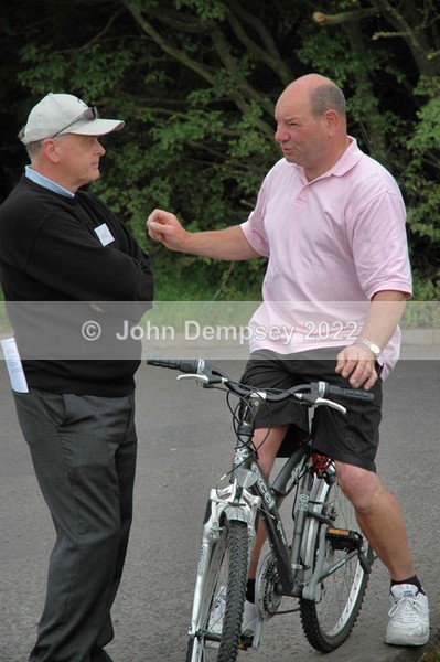 Magnus on his Bike.. Golfing - Brtish Open Qualifer 2007.. Montrose