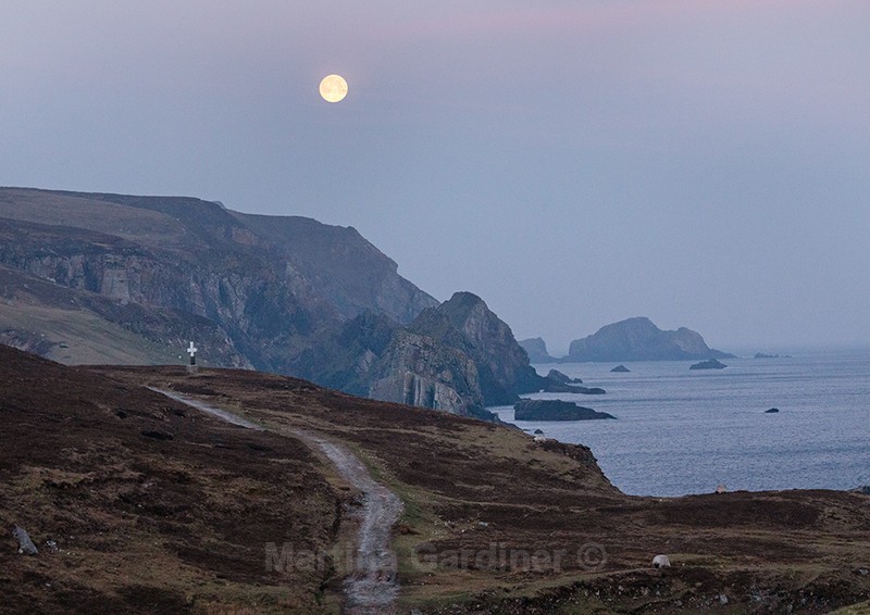 Moonset at An Port - Ireland by Day