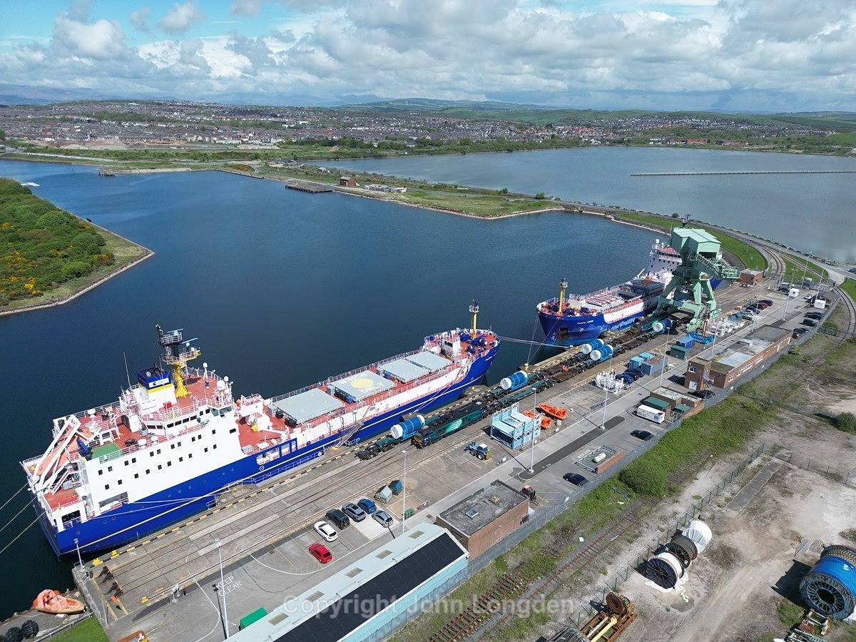JL - 11.5.23 68002 'Intrepid' NTS Barrow Marine Terminal 7X24 - Cumbrian Coast (north to south)