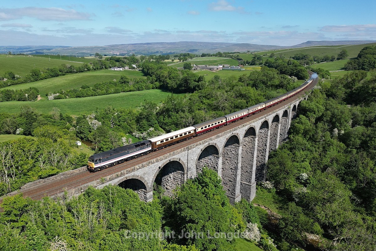JL - 7.6.23 47828 1Z40 Carlisle - Crewe, Smardale Viaduct - Smardale viaduct