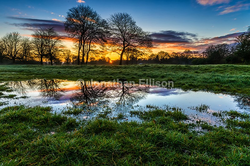 Moss Bank Park Sunrise - Lancashire