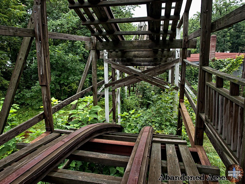 Abandoned Amusement Park | Roller Coaster Descent - ABANDONED PLACES