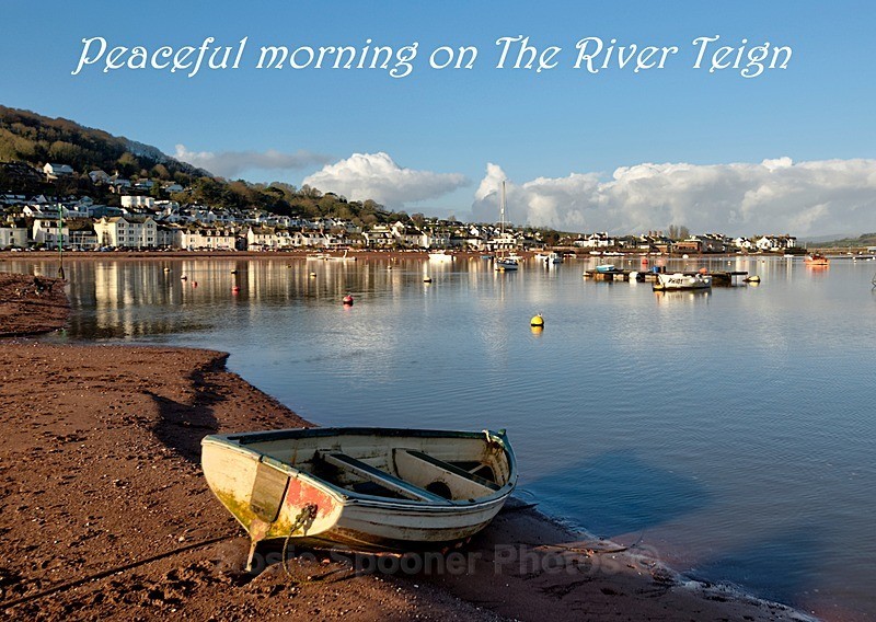 SOLD OUT RSP055  River Teign early morning - Teignmouth and Shaldon Postcards