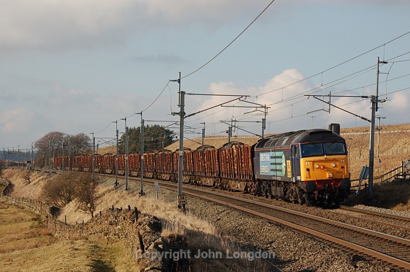 17.2.10 - 57002 6J37 Carlisle - Chirk, Scout Green - West Coast Main Line (north to south)