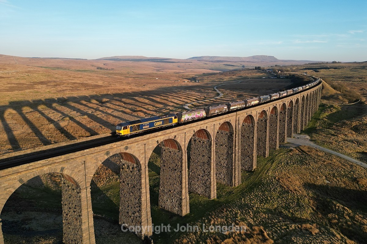 JL - 5.3.25 60002 6E77 Arcow - Hunslet, Ribblehead Viaduct - Latest shots
