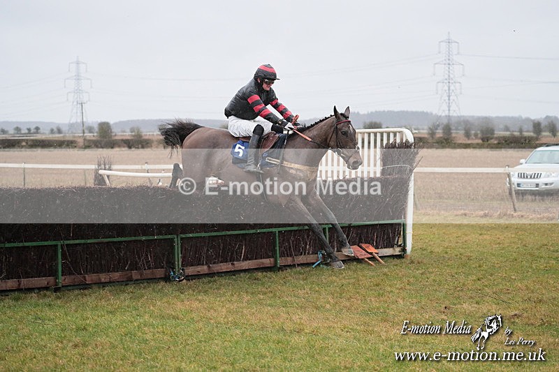 PtP 260125 100 - Cocklebarrow Point-to-Point racing with the Heythrop Hunt 26/01/25