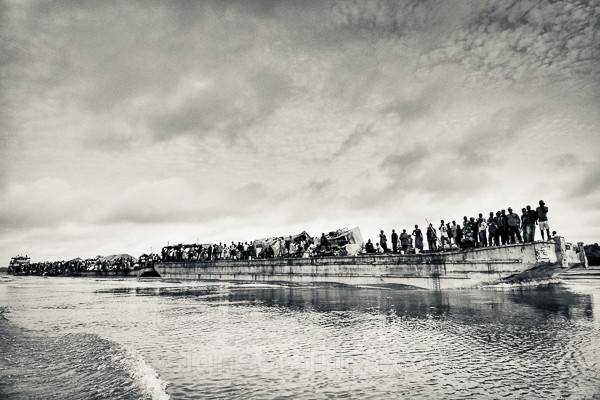 Democratic Republic of the Congo, Kisangani, Congo River, Barge