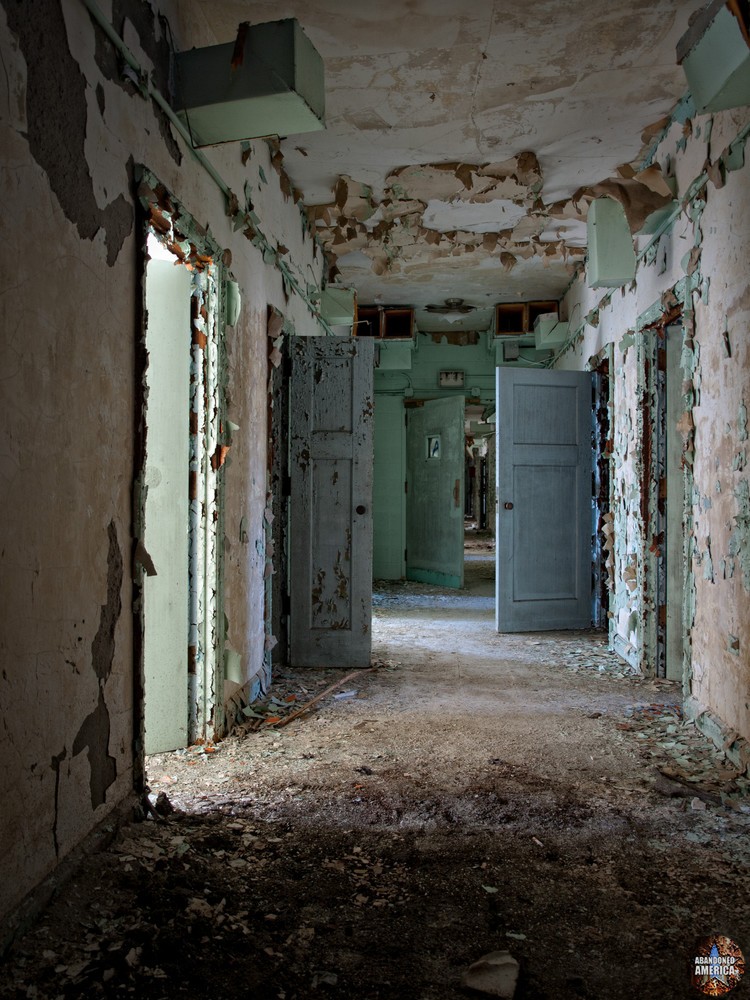 Pennhurst State School (Spring City, PA) | Standard Hallway Shot - Pennhurst State School and Hospital