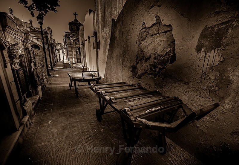Funeral cart - Buenos Aires, Argentina