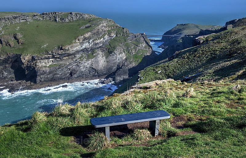 Tintagel Castle from the coastpath - Cornwall Misc