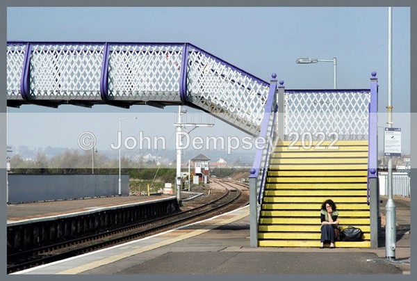 Sitting in the Railway Station - Buildings and Statues in Montrose