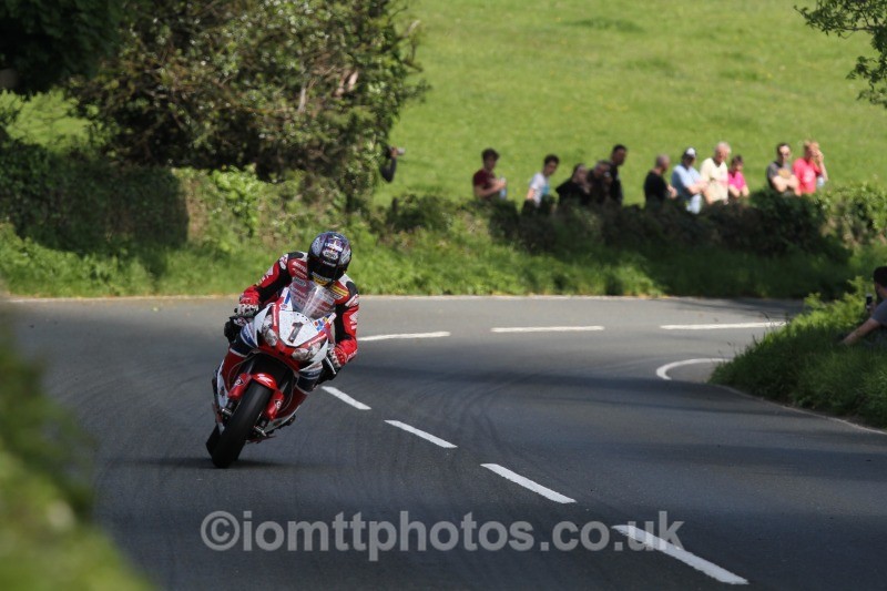 John McGuinness Honda / Honda Racing - Dainese Superbike Race 2014