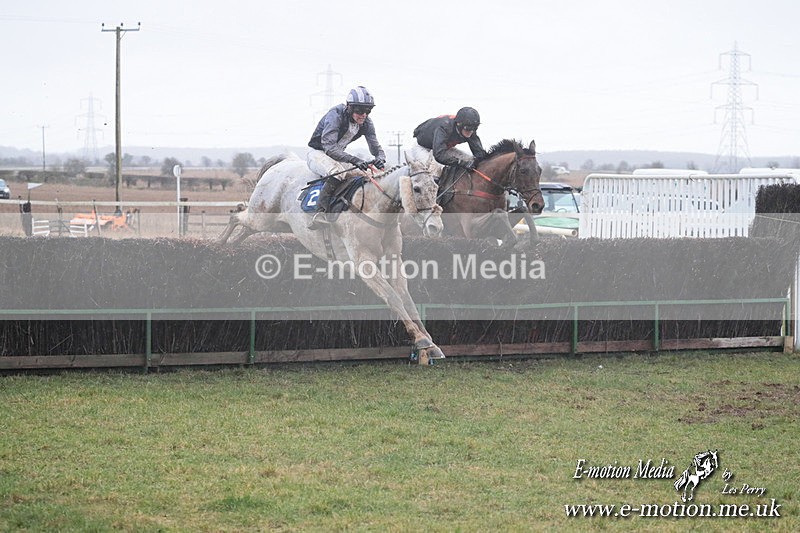 PtP 260125 606 - Cocklebarrow Point-to-Point racing with the Heythrop Hunt 26/01/25