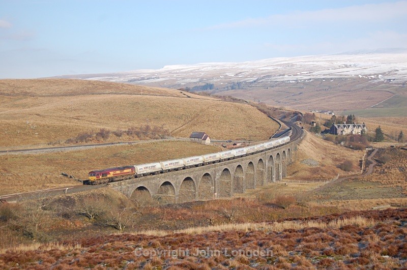 17.2.10 - 66092 6M00 Mossend - Clitheroe, Dandry Mire - Dandry Mire