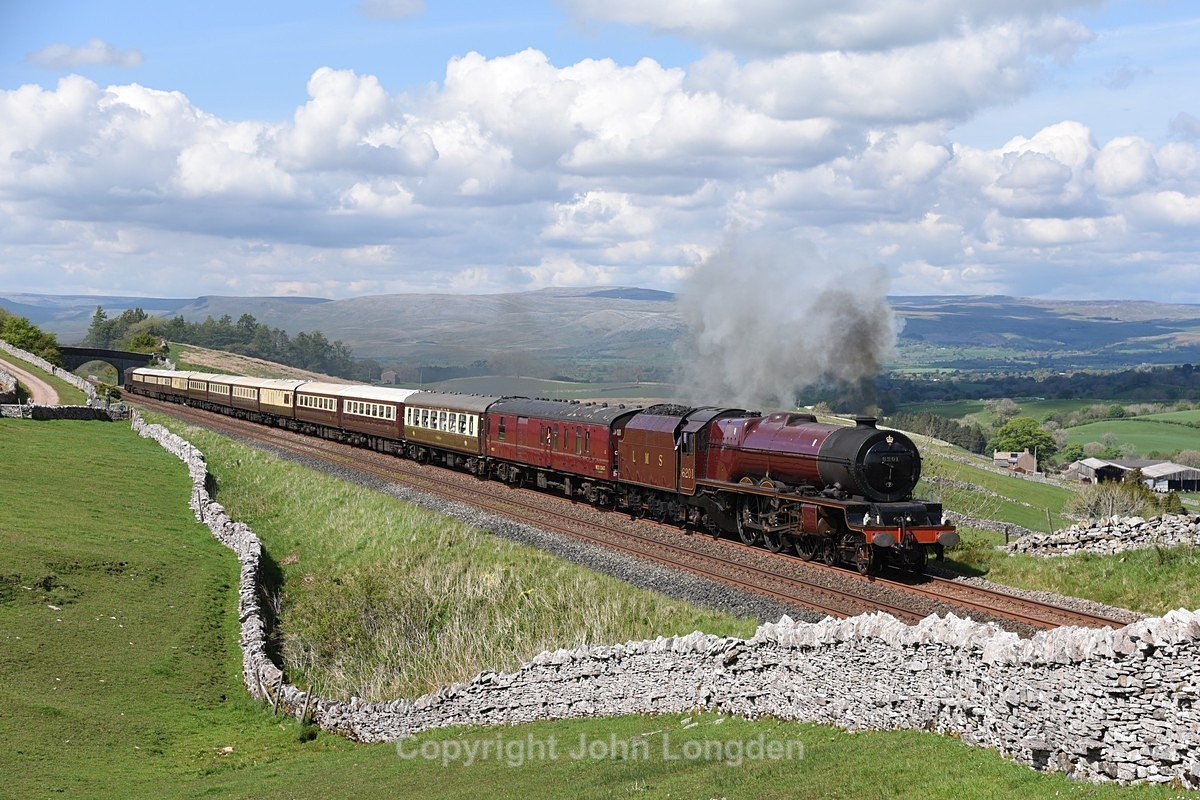 JL - 27.5.21 LMS 'Pacific' 6201 'Princess Elizabeth', Greengates - Greengates