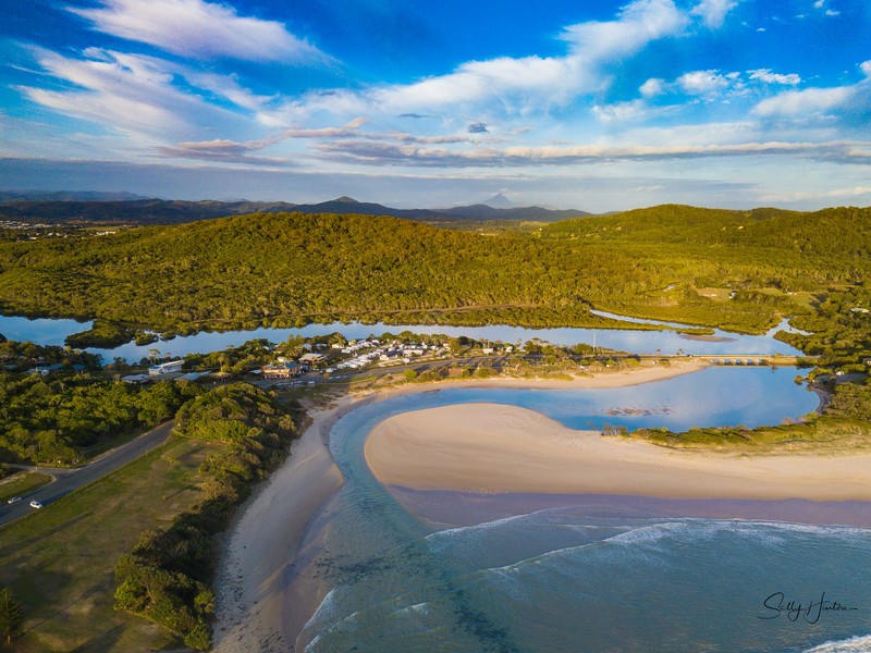 Cudgera Ck Cyclone Omar sand build-up 1