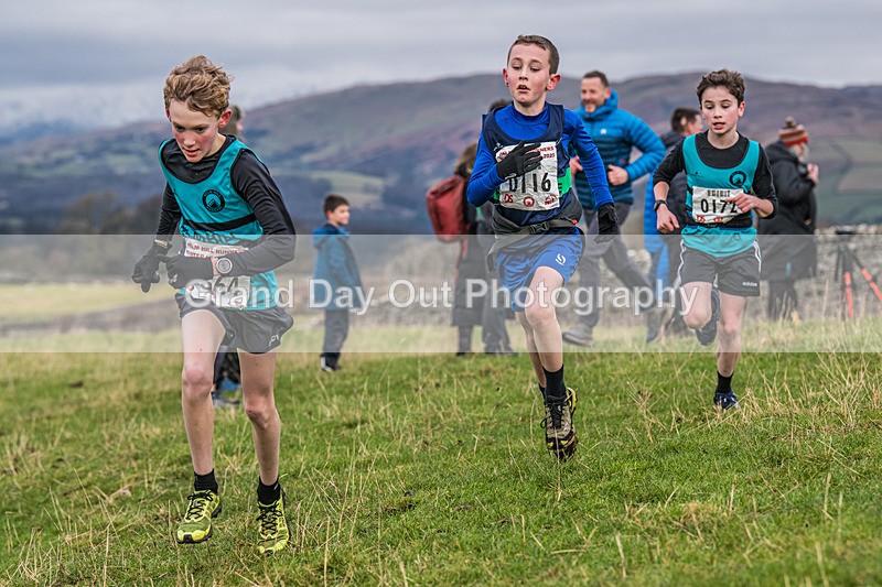 Cunswick U13-87 - Kendal Winter League Cunswick Scar Junior Under 13 Fell Race Sunday 26th January 2025