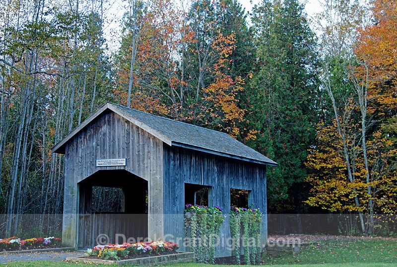Model Farm Road Covered Bridge (replica) - Covered Bridges of New Brunswick