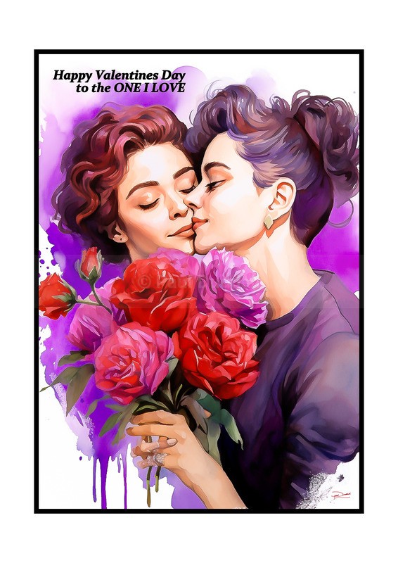 Timeless Romance, St Valentine's Day Paintings by Paul Duddell, Whispers & Strokes - Artist, Painter, and Photographer
