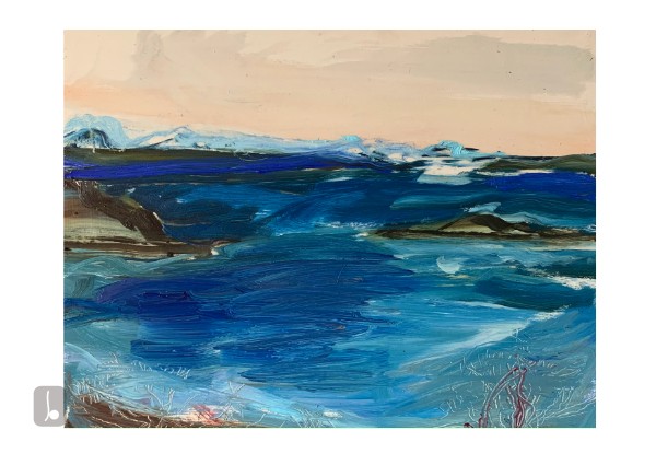 Val Menon; April Sea - Christmas exhibition 2023