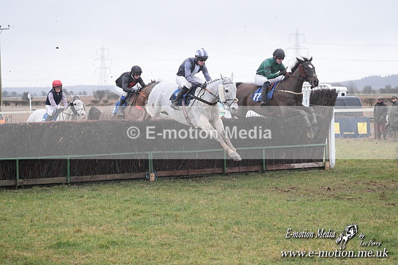 PtP 260125 549 - Cocklebarrow Point-to-Point racing with the Heythrop Hunt 26/01/25