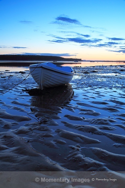 Low tide at Findhorn bay - At the waters edge gallery