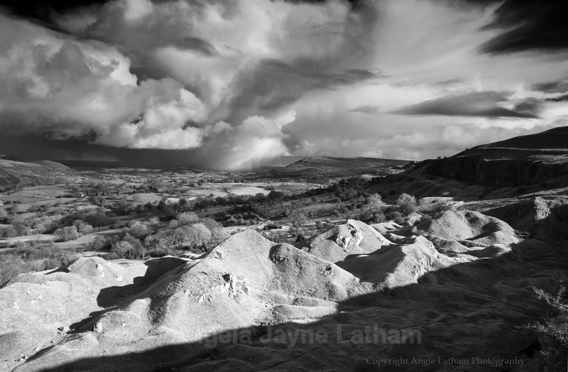 Brecon Escarpment 2 - Black & White
