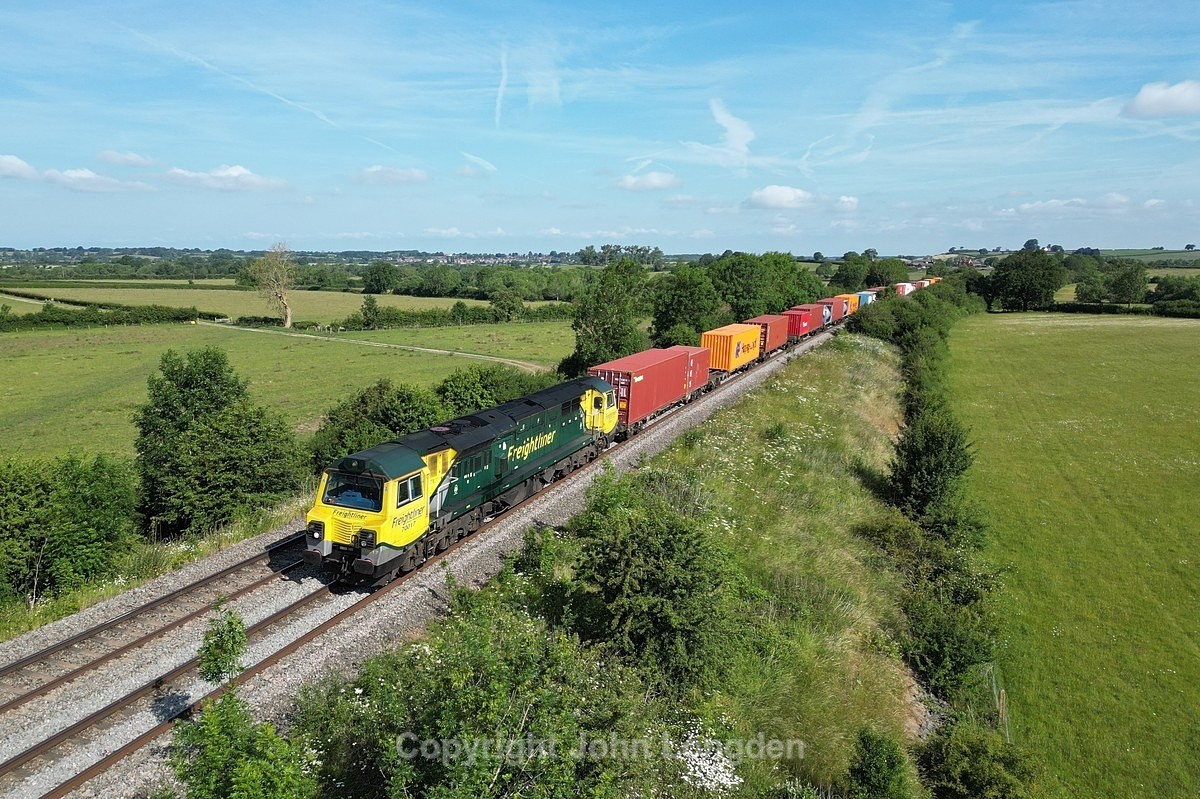 JL - 18.6.25 70017 4O14 Garston - Southampton, Watergall - Latest shots
