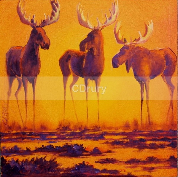 Fight Night SOLD - AVAILABLE PRINTS and Notecards