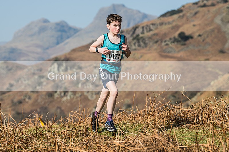Elterwater-21 - Kendal Winter League Elterwater Under 13 Fell Race Sunday 9th March 2025