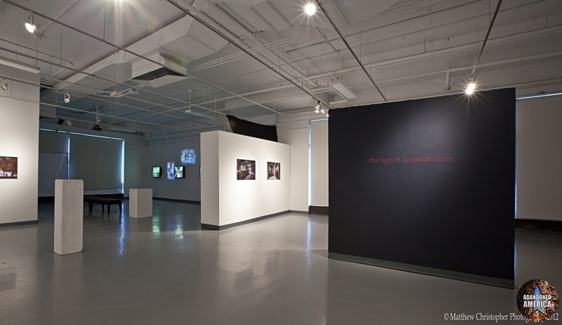 'the age of consequences' Exhibit at Rochester Institute of Technology's SPAS Gallery by Matthew Christopher Murray's abandoned america