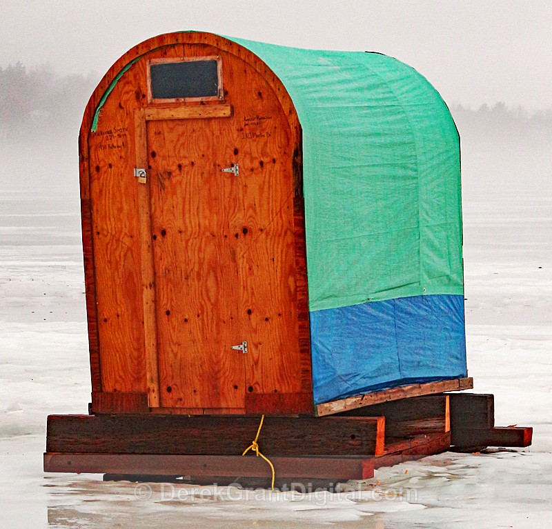 Ice Fishing Shack New Brunswick Canada