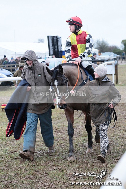 PtP 260125 837 - Cocklebarrow Point-to-Point racing with the Heythrop Hunt 26/01/25
