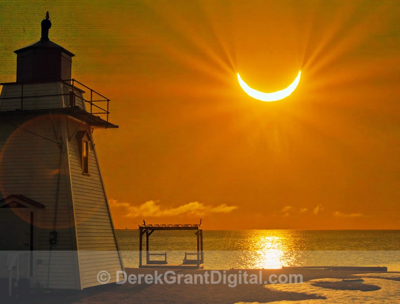 Partial Solar Eclipse Dixon Point NB - 03/29/25 - Top Sellers