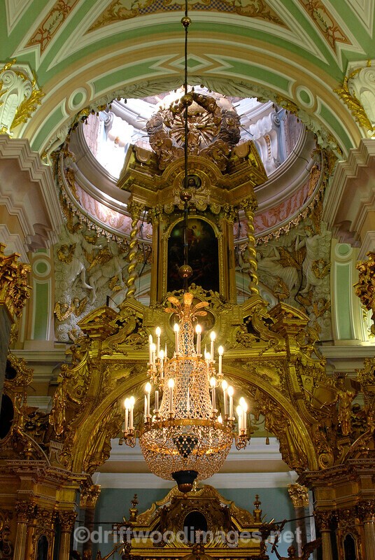 St Petersburg Peter and Paul Fortress cathedral interior 2 - St Petersburg Russia