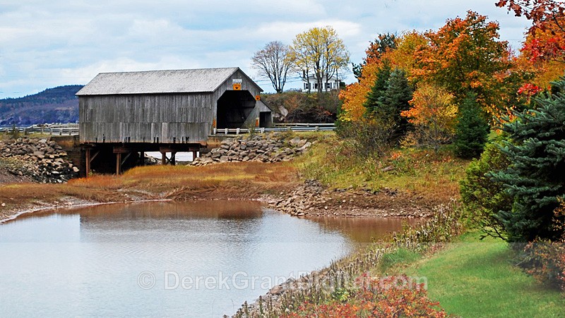 Irish River #1 Covered Bridge, St. Martins New Brunswick - Covered Bridges of New Brunswick