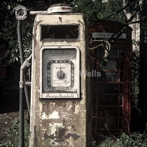 Petrol Pump with Phone box - Transport and Machinery
