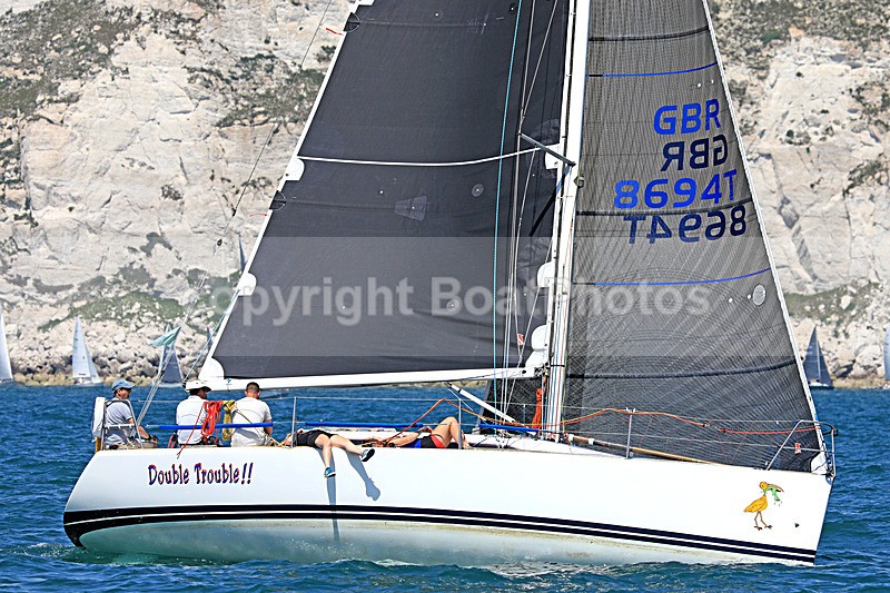 190629 DOUBLE TROUBLE GBR8694T 1Y3A0621 - ROUND THE ISLAND RACE 2019