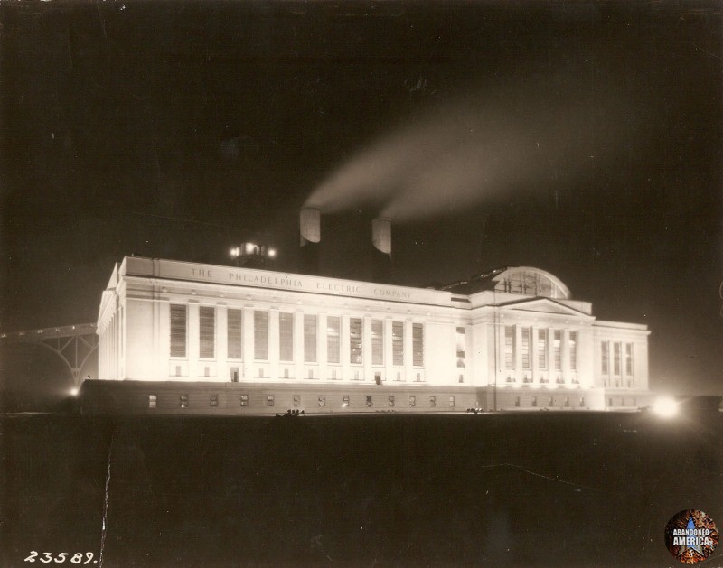 Construction Side View September 1926 - Richmond Generating Station Historical Photographs