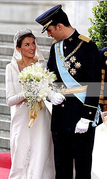 SPA-38 Filipe and Letizia on wedding day - Spanish Royals
