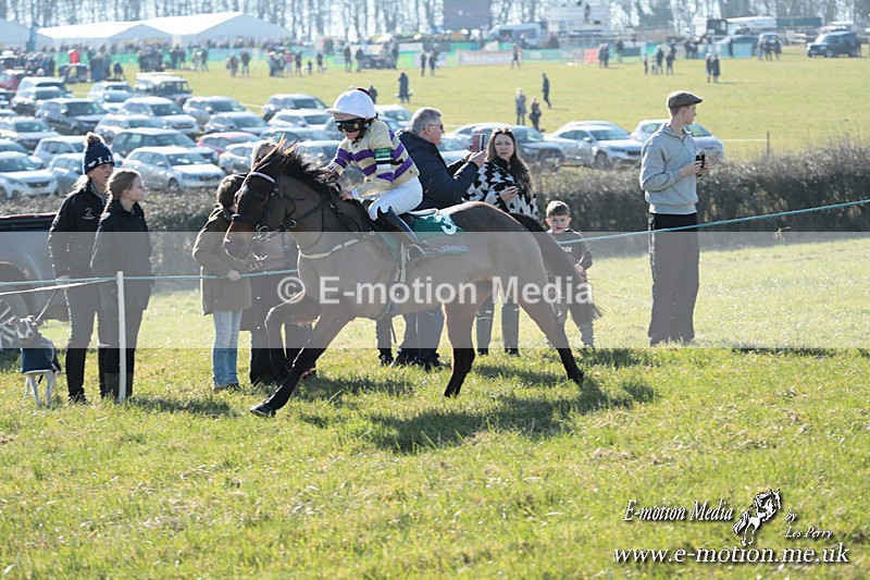 PR 010325 35 - Pony Racing from Beaufort Races Didmarton 01/03/25