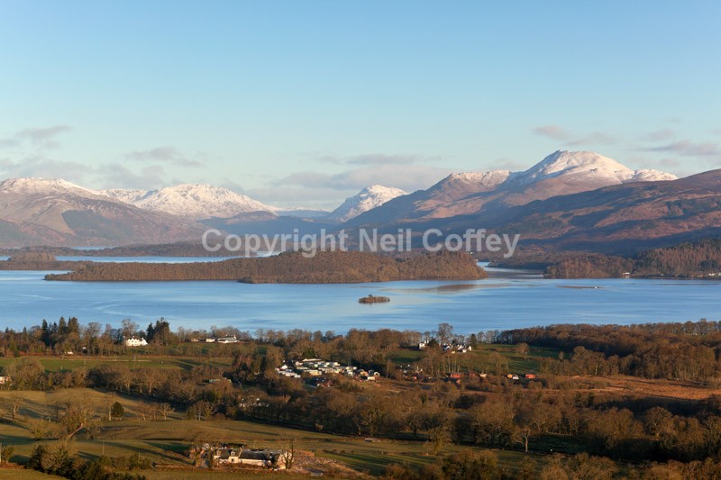 Loch Lomond from Duncryne Hill, Dumbartonshire2 - Landscape format