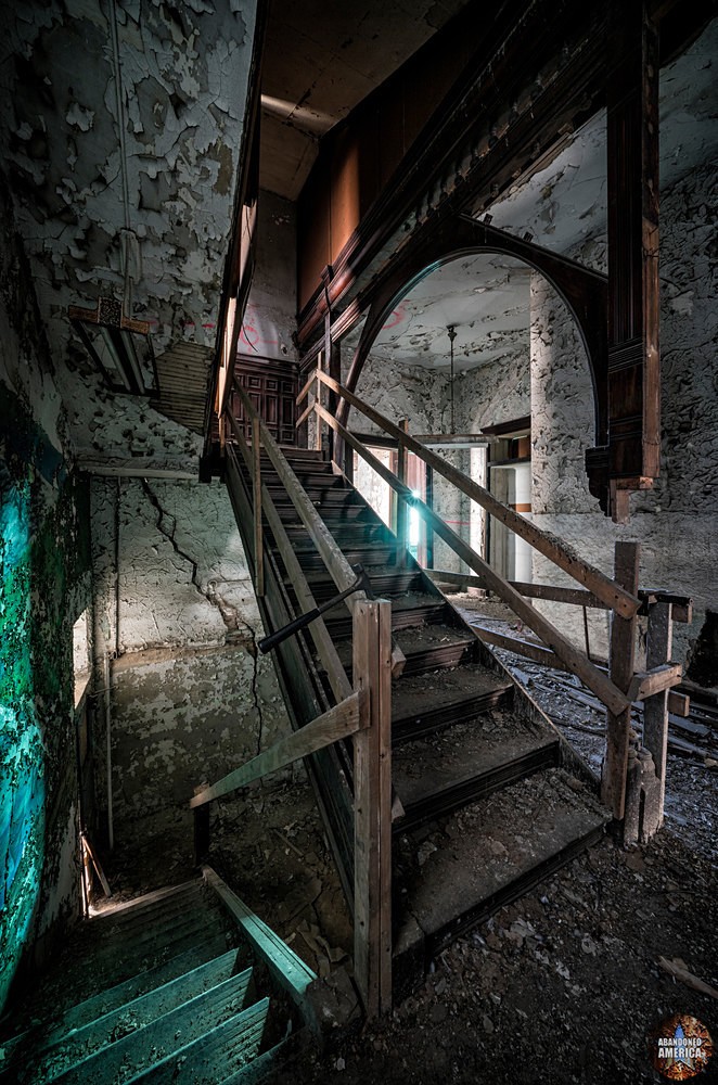 Western State Penitentiary (Pittsburgh, PA) | Front House Stairs - Western Penitentiary