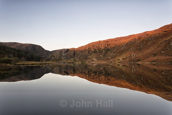 Dawn Light reflections, Gougane Barra, Co. Cork, Ireland.