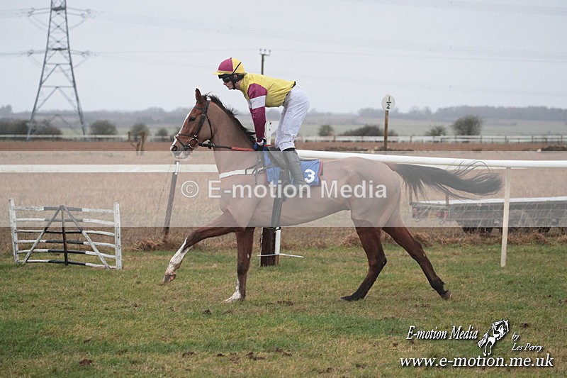 PtP 260125 466 - Cocklebarrow Point-to-Point racing with the Heythrop Hunt 26/01/25
