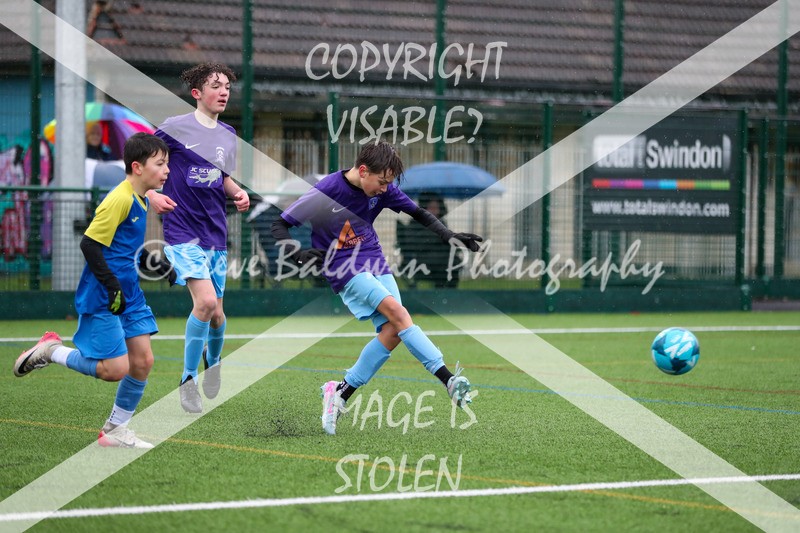 1DX20406 - 2026-02-15 FC Abbey Meads U13 Purple V Royal Wootton Bassett Town Youth U13 Yellow